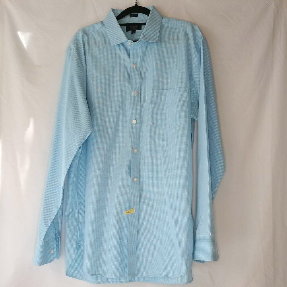 Thompson Shirtings by J.Crew wrinkle free 100% cotton button down size L